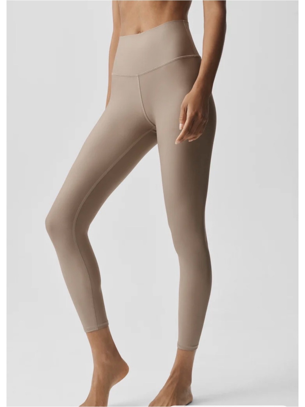 Alo Yoga 7/8 High-Waist Airlift Legging in gravel size small